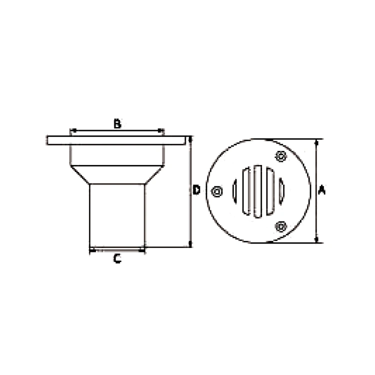 ABS Plastic Marine Thru Hull Fitting